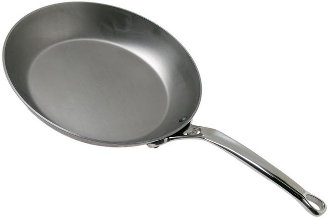 de Buyer Mineral B Element Pro Round Frying Pan, 28 cm, Silver