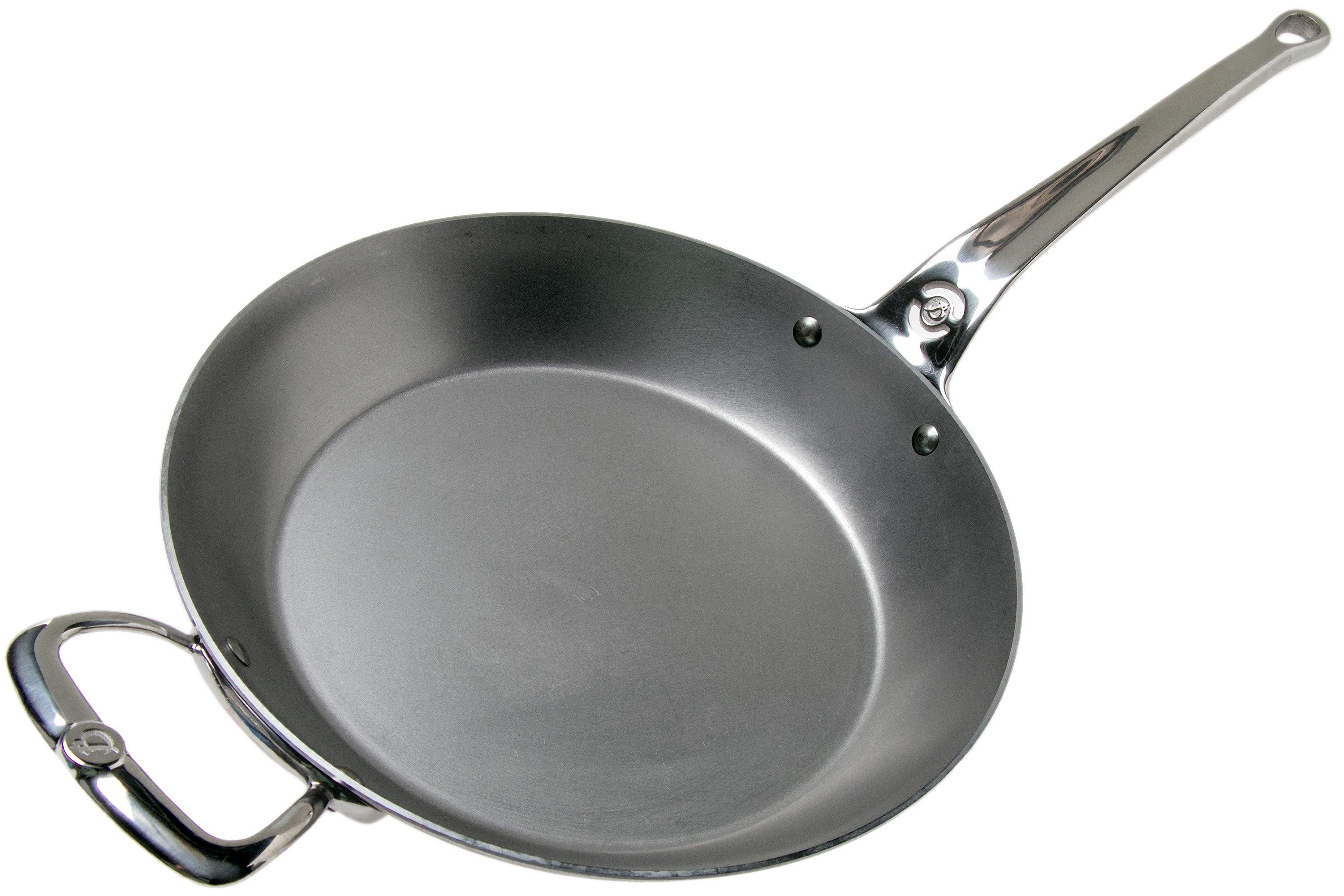 de Buyer - Mineral B Frying Pan - Nonstick Pan - Carbon and Stainless Steel  - Induction-ready - 12.5 