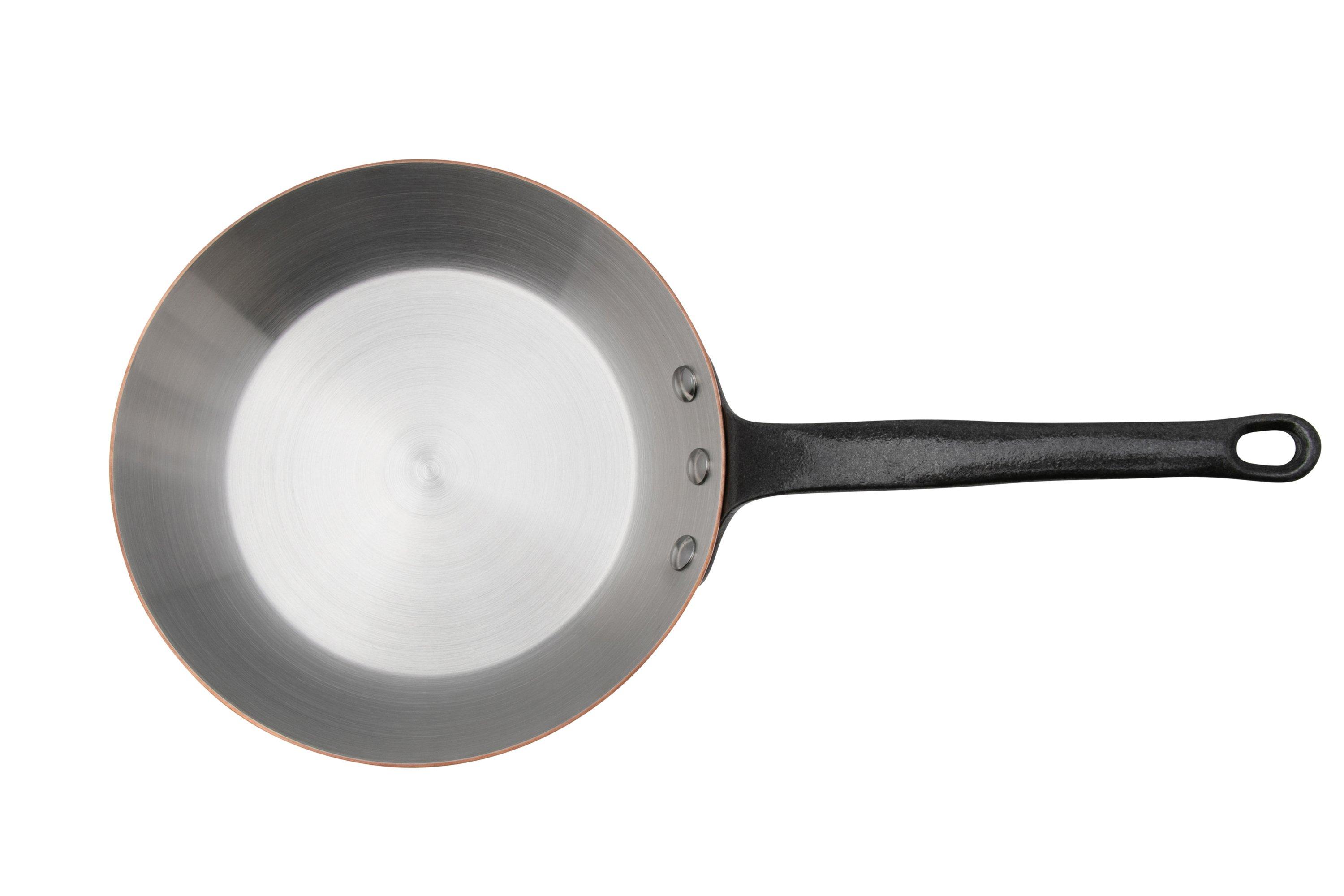 de Buyer Prima Matera padella sauté in rame 28 cm con coperchio in