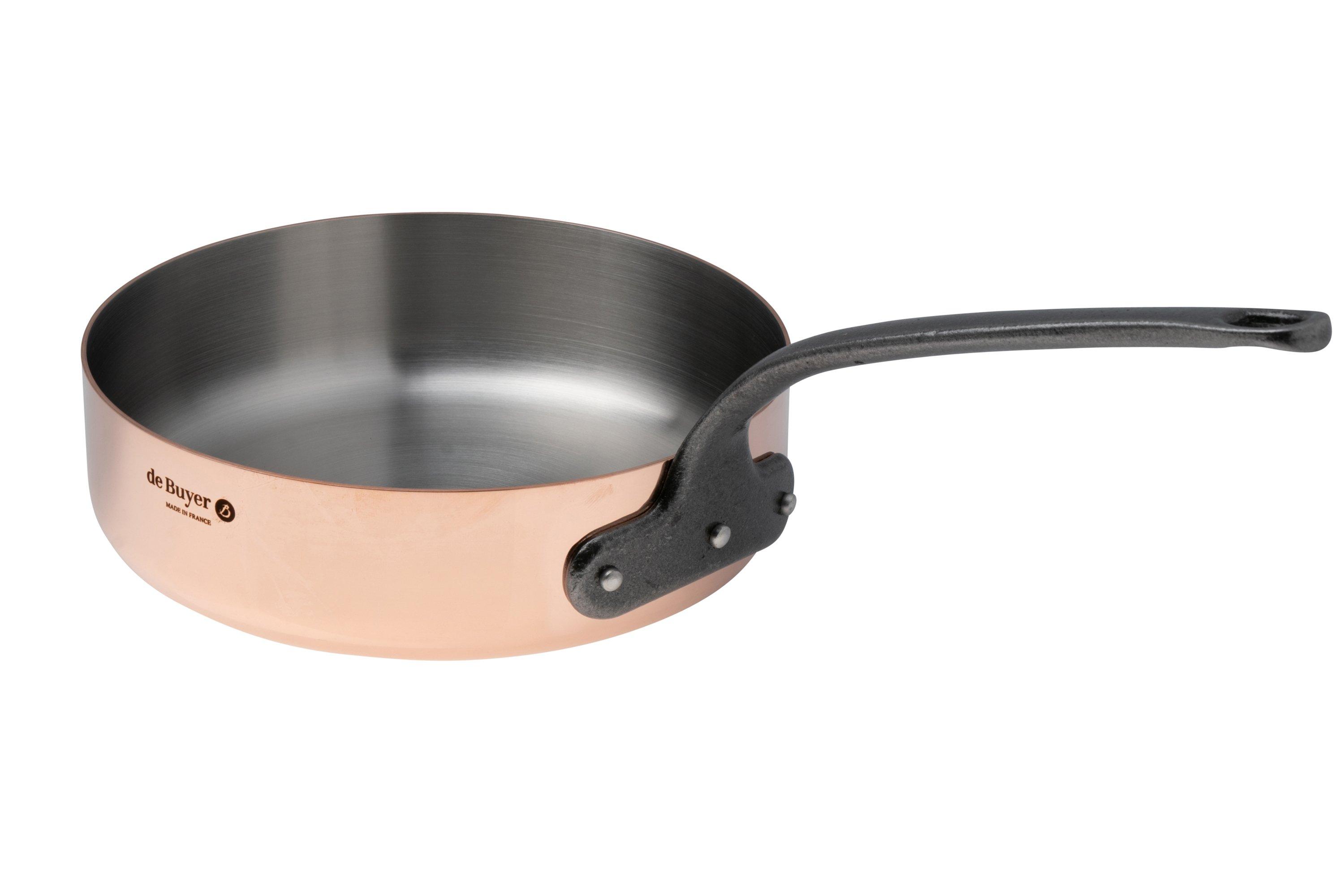 de-buyer-prima-matera-tradition-6330-24-copper-saute-pan-24-cm