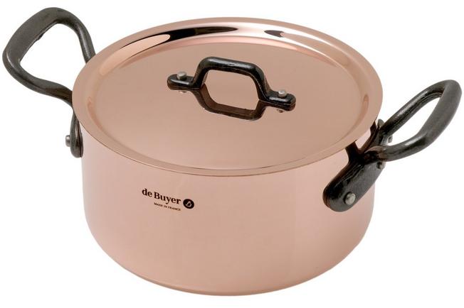 de Buyer Prima Matera Copper Stockpot with Lid