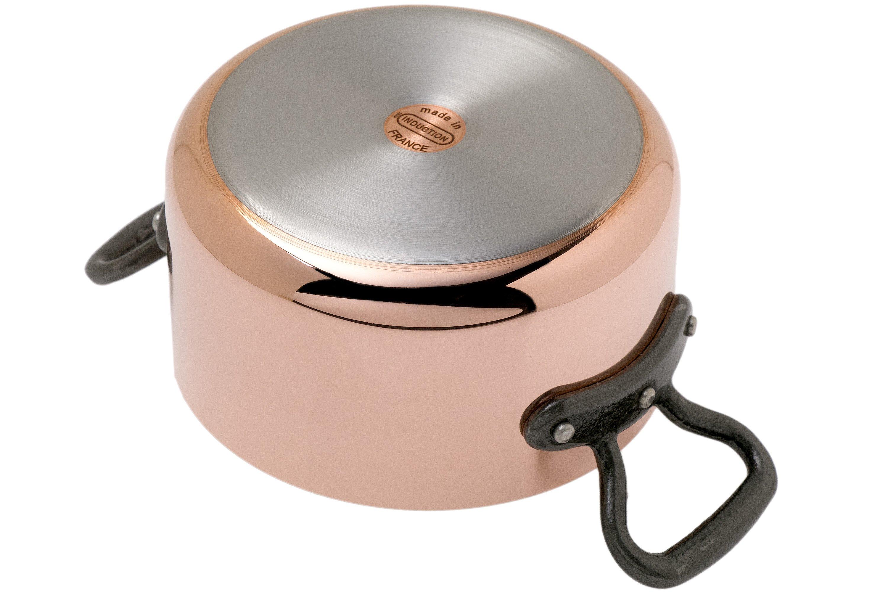 de Buyer Prima Matera Copper Stockpot with Lid