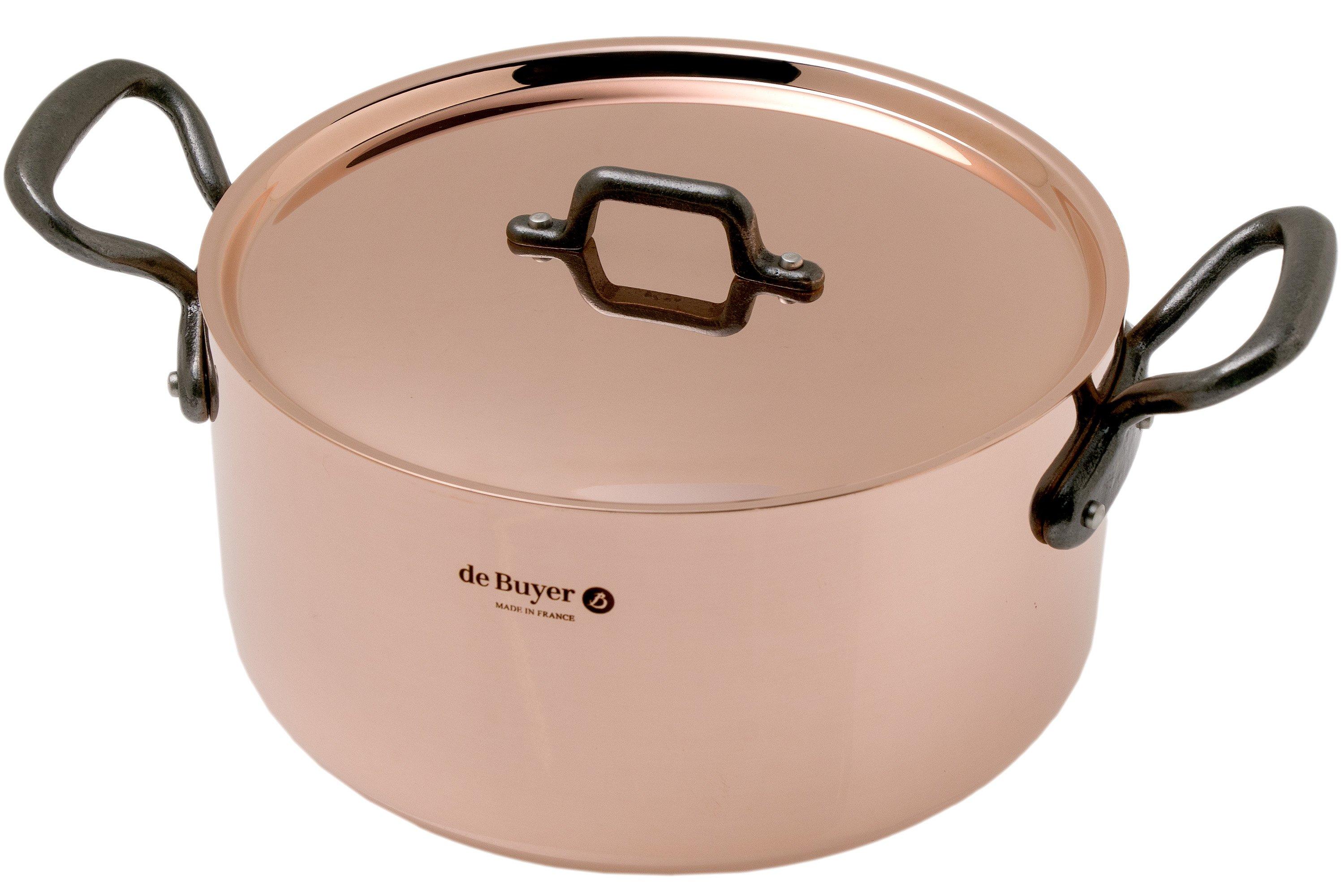 de Buyer Prima Matera Tradition 6342.24 copper cooking pot 24 cm