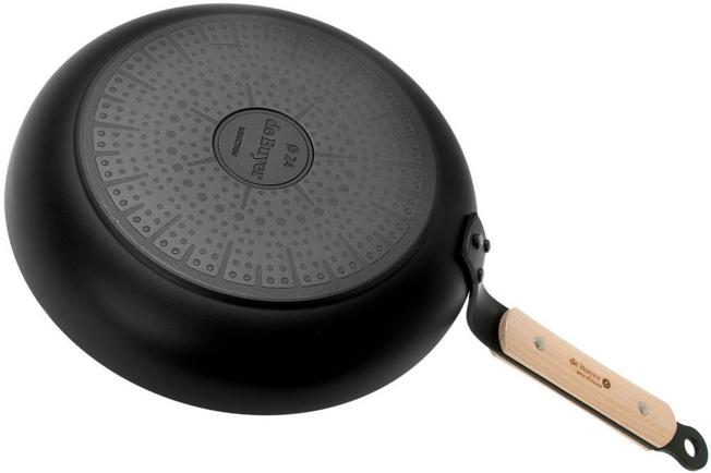 Afbeelding voor De Buyer Choc B Bois Resto Induction koekenpan 24 cm, 8780.24