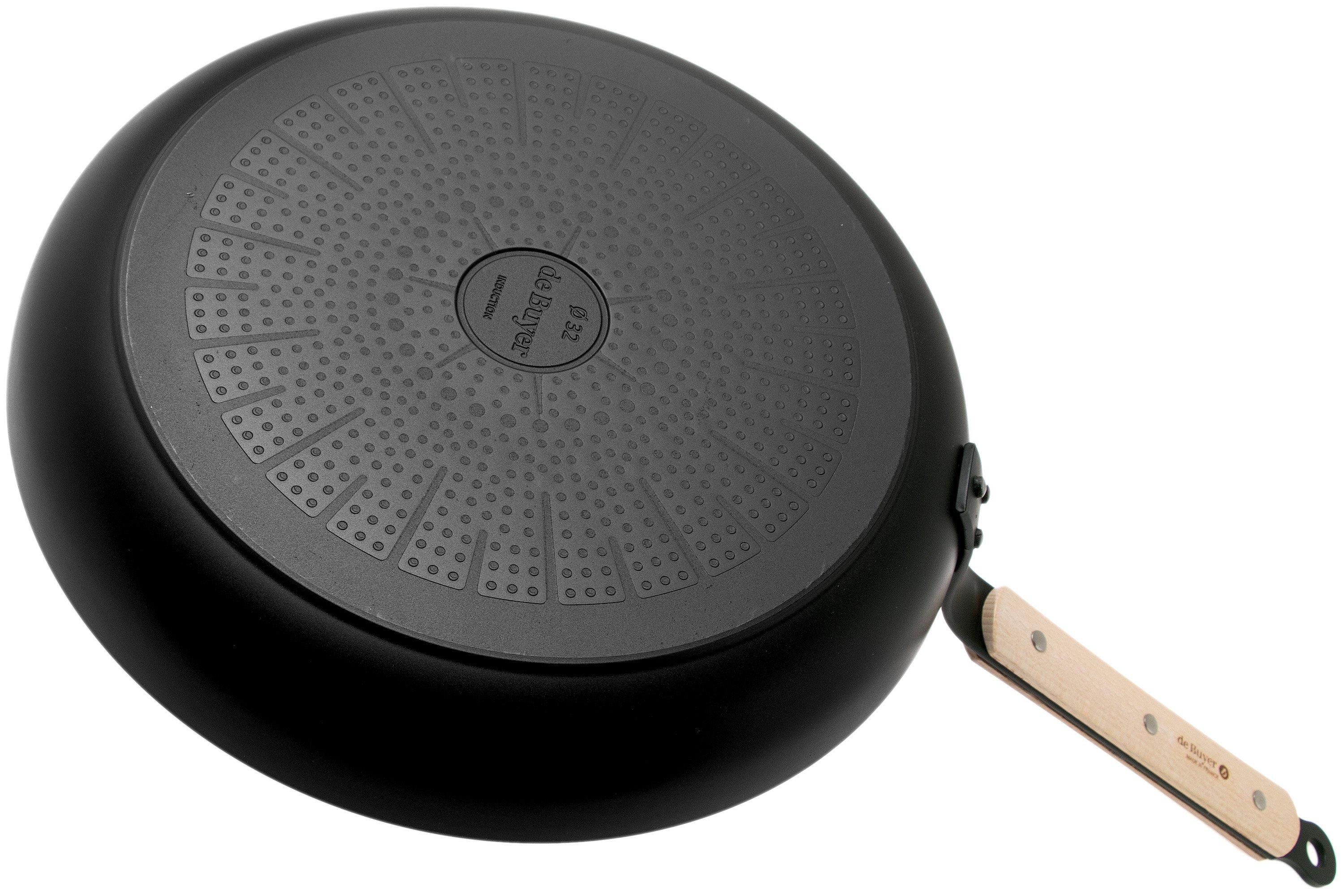 De Buyer Choc B Bois Resto Induction frying pan 32 cm, 8780.32