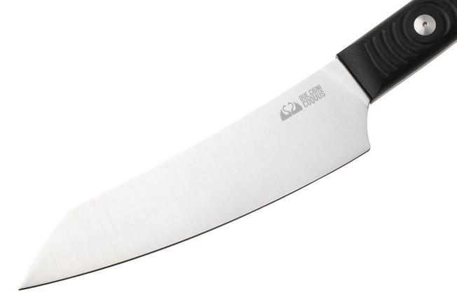 Afbeelding voor Due Cigni Coquus Home 2C2102G10 zwart G10, kengata koksmes, 18 cm