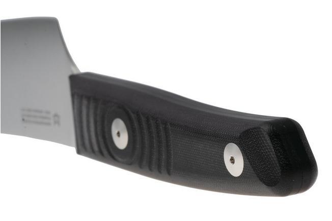 Afbeelding voor Due Cigni Coquus Home 2C2102G10 zwart G10, kengata koksmes, 18 cm