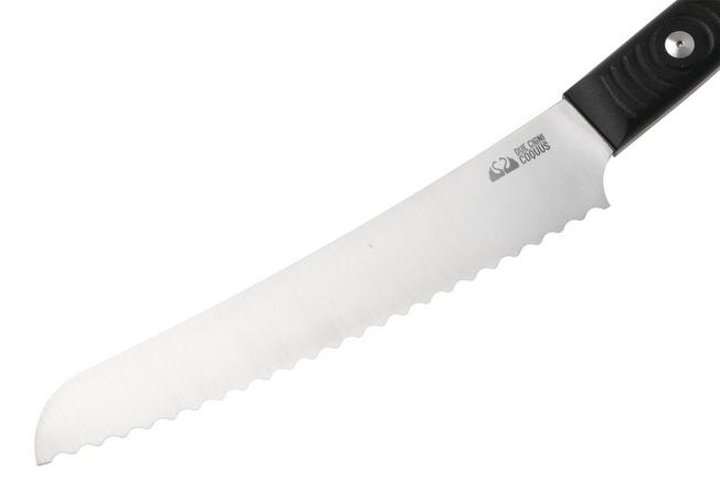 Afbeelding voor Due Cigni Coquus Home 2C2106G10 zwart G10, broodmes, 21 cm