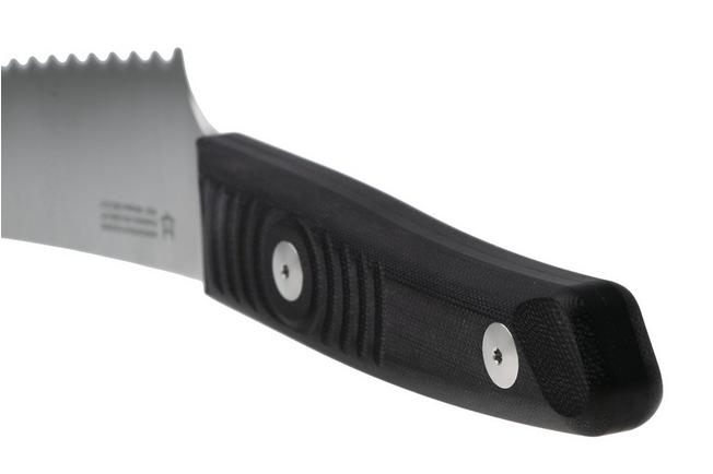 Afbeelding voor Due Cigni Coquus Home 2C2106G10 zwart G10, broodmes, 21 cm