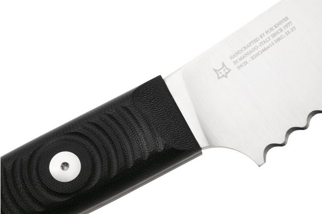 Afbeelding voor Due Cigni Coquus Home 2C2106G10 zwart G10, broodmes, 21 cm
