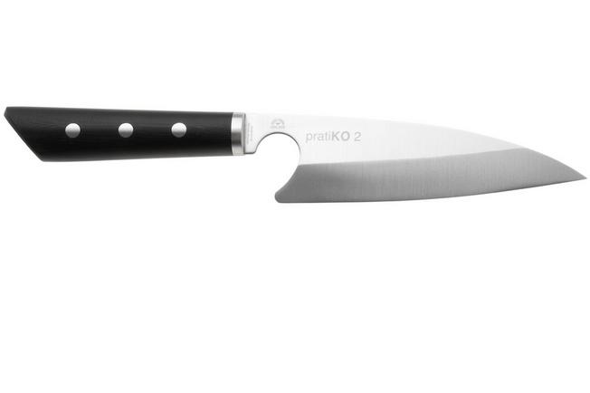 Afbeelding voor Due Cigni pratiKO 2, 2C-3001 Sandvik 12C27, Black G10, petty universeelmes, 14 cm