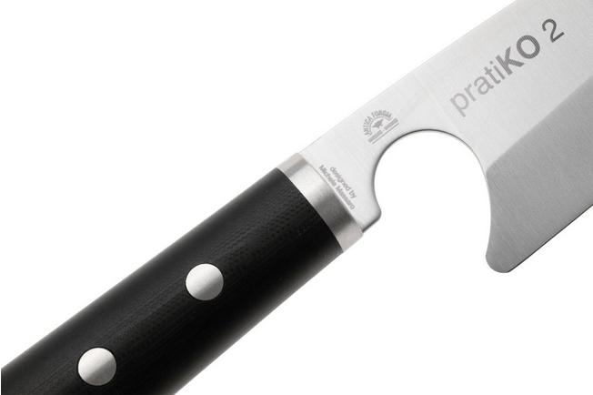 Afbeelding voor Due Cigni pratiKO 2, 2C-3001 Sandvik 12C27, Black G10, petty universeelmes, 14 cm
