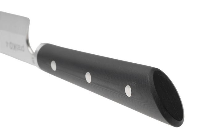 Afbeelding voor Due Cigni pratiKO 4, 2C-3003 Sandvik 12C27, Black G10, sujihiki, 33 cm