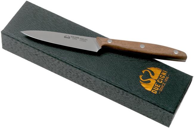 French-Made Petite Olivewood Santoku Knife