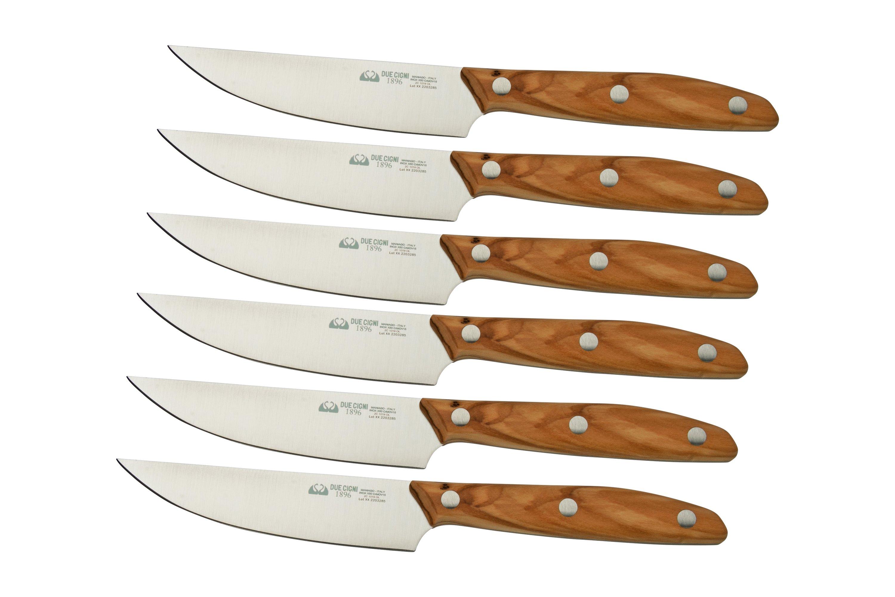 Wusthof 4 Piece 4.5'' Plum Wood Handle Steak Knife Set