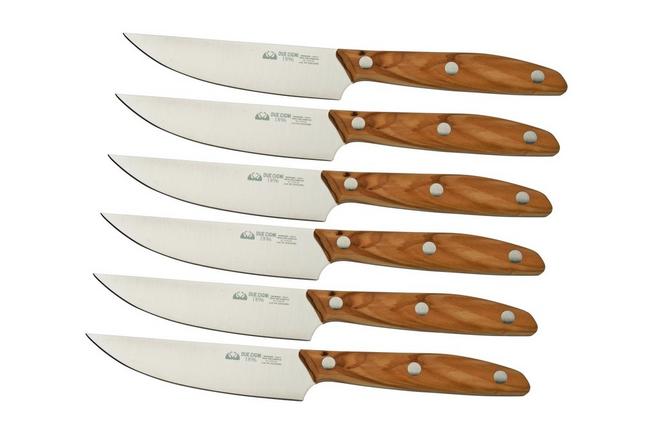 Christian Ghion Set of 6 Stainless Steel Steak Knives