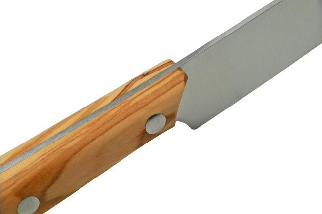 Set de 6 couteaux à steak Opinel, bois d'olivier  Achetez à prix  avantageux chez knivesandtools.be