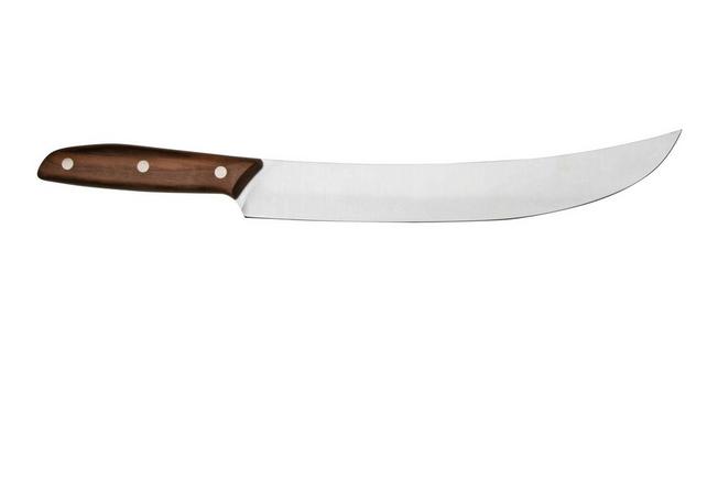 Due Cigni Cookout 1896, 2C1024NO coltello da macellaio in legno di noce 27  cm