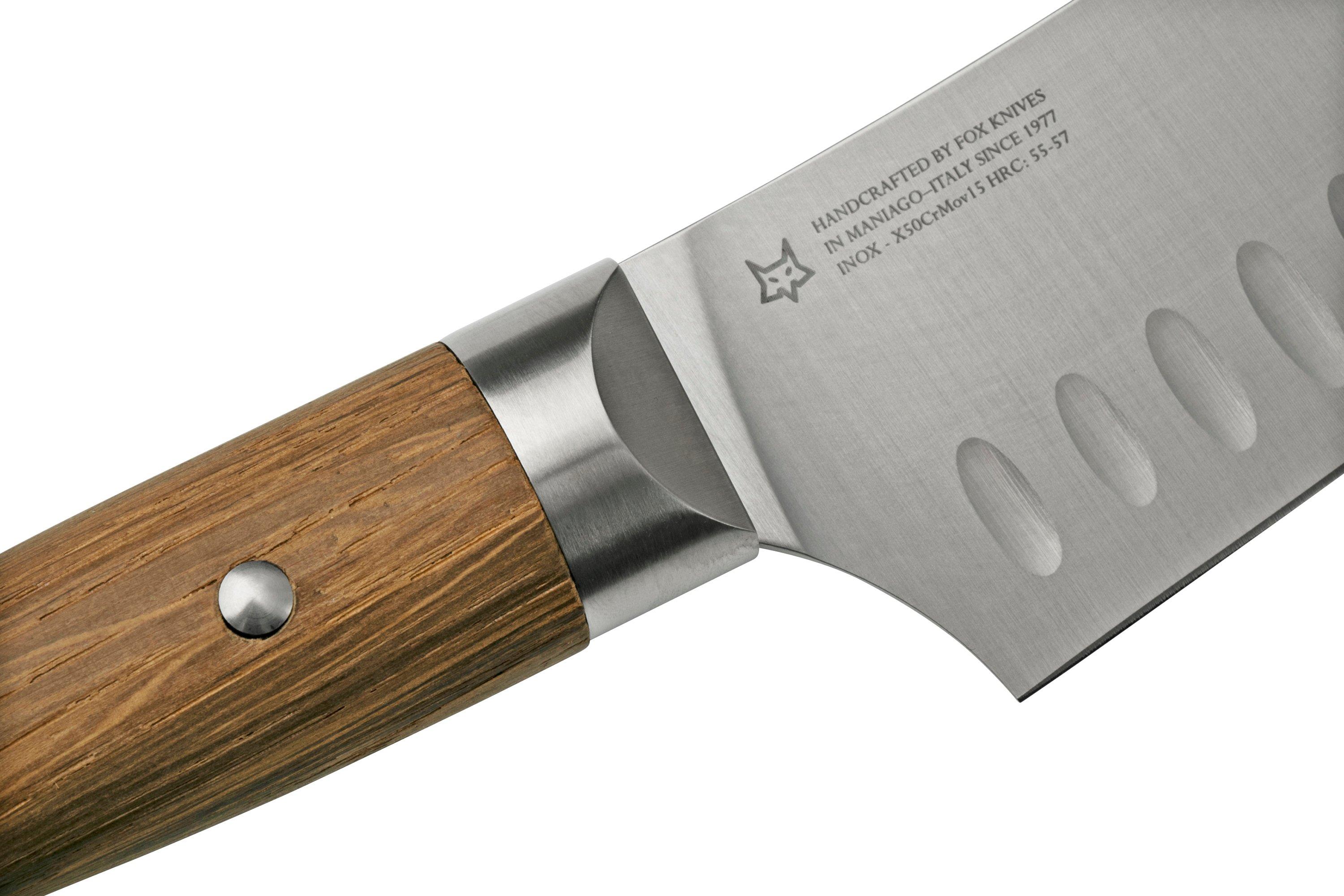 Santoku, 17cm, Geribbelde rand, Pro - Mac - Koop online | KitchenLab