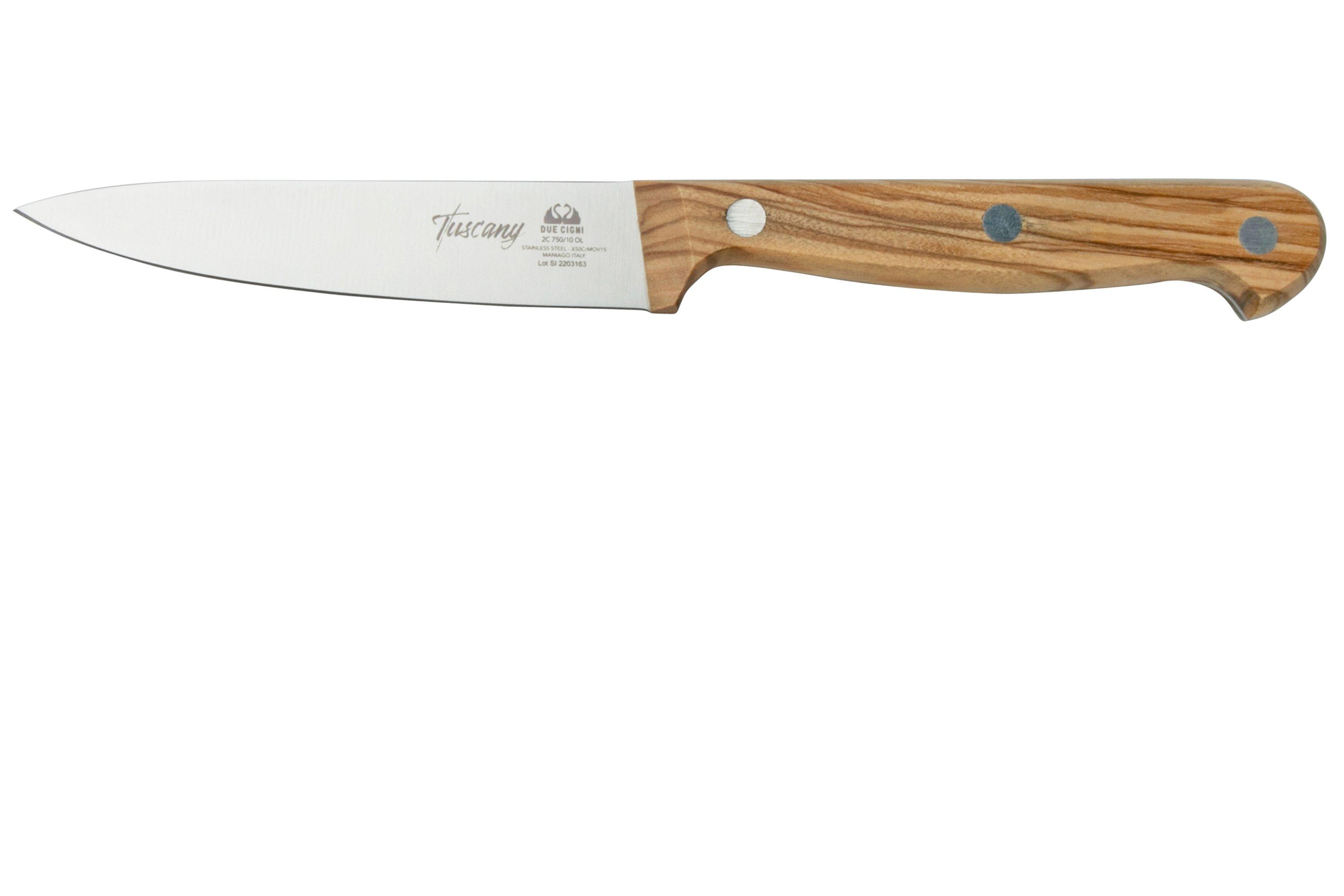 Due Cigny Tuscany 2C764-28OL couteau de boucher 28 cm bois d'olivier