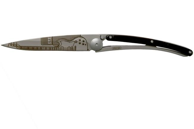 Bild für Deejo Tattoo 37g, Ebony, Rock’n’Roll 1CB000061 Taschenmesser