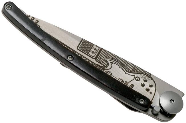 Bild für Deejo Tattoo 37g, Ebony, Rock’n’Roll 1CB000061 Taschenmesser
