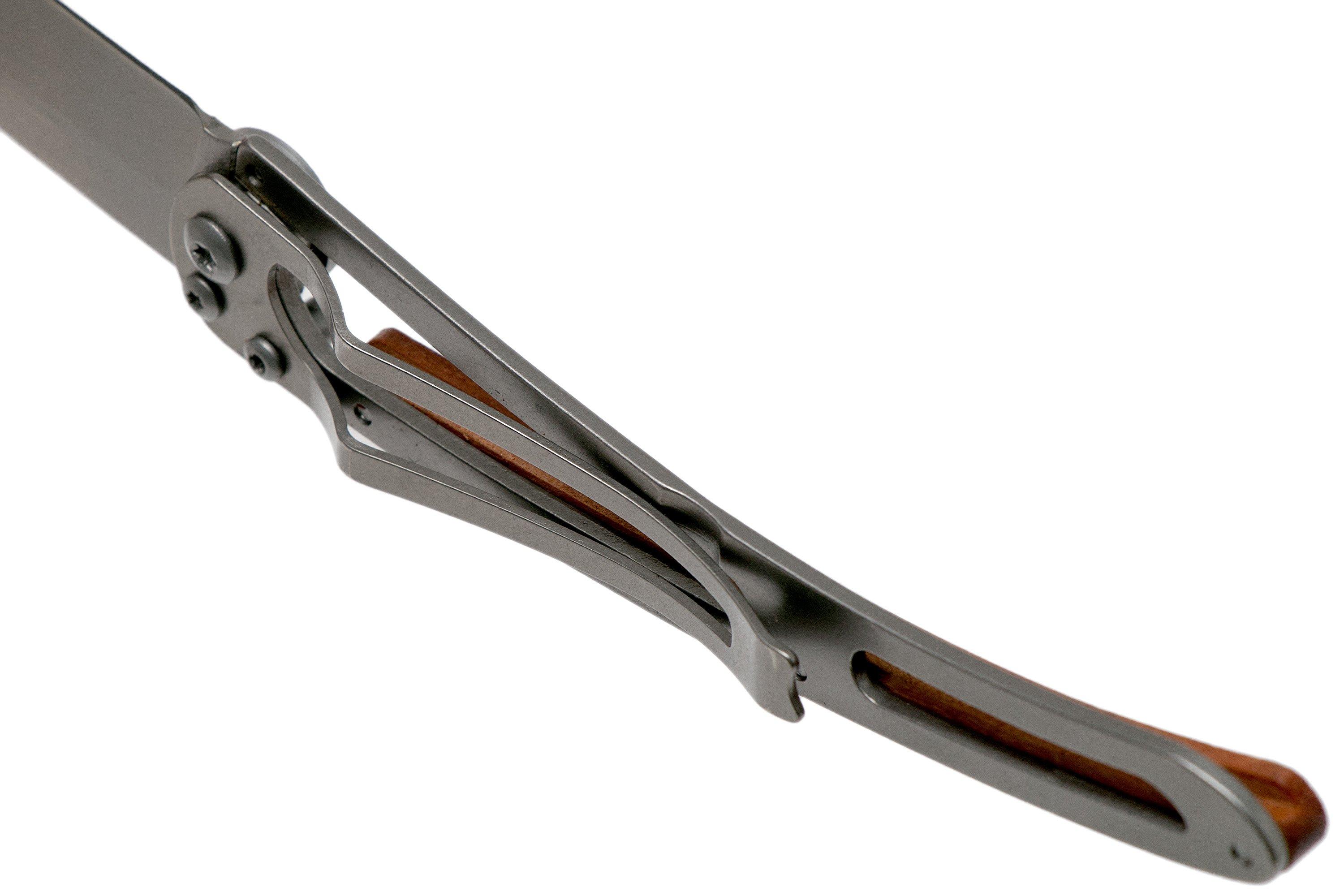 Deejo Tattoo 37g, Coralwood, Racing Car 1CB000062 pocket knife