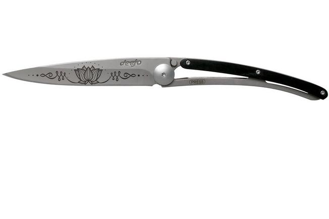 Imagen para Deejo Tattoo 37g, Ebony, Zen 1CB000067 navaja