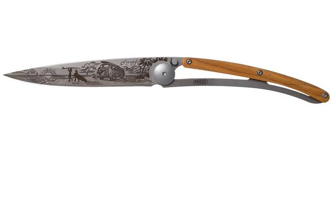 Imagen para Deejo Tattoo 37g, Olive Wood, Van Life, 1CB000070 navaja