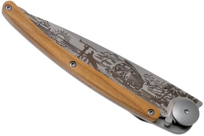 Imagen para Deejo Tattoo 37g, Olive Wood, Van Life, 1CB000070 navaja