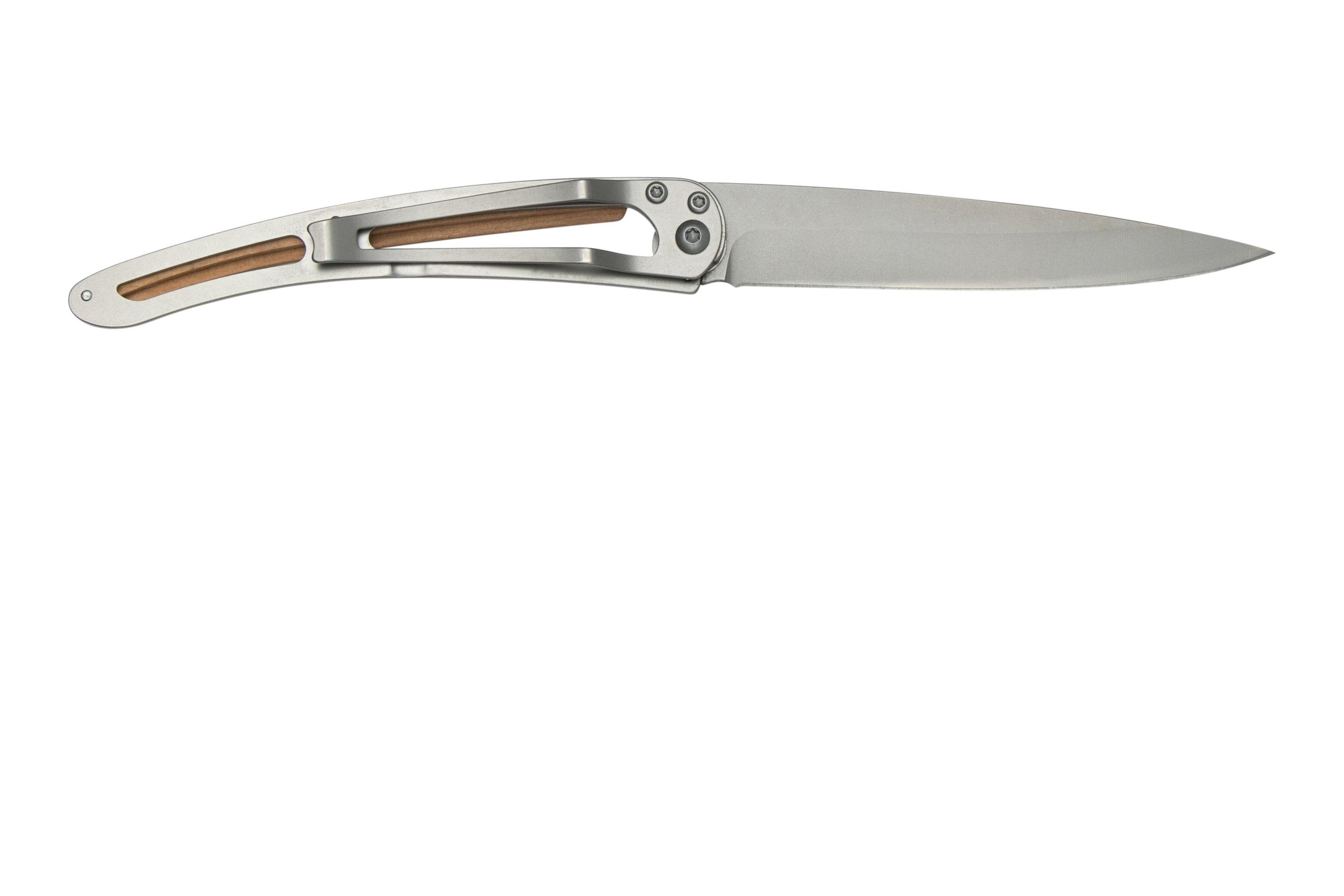 Deejo Tattoo 37g Olive Wood Sailing, 1CB000079, pocket knife