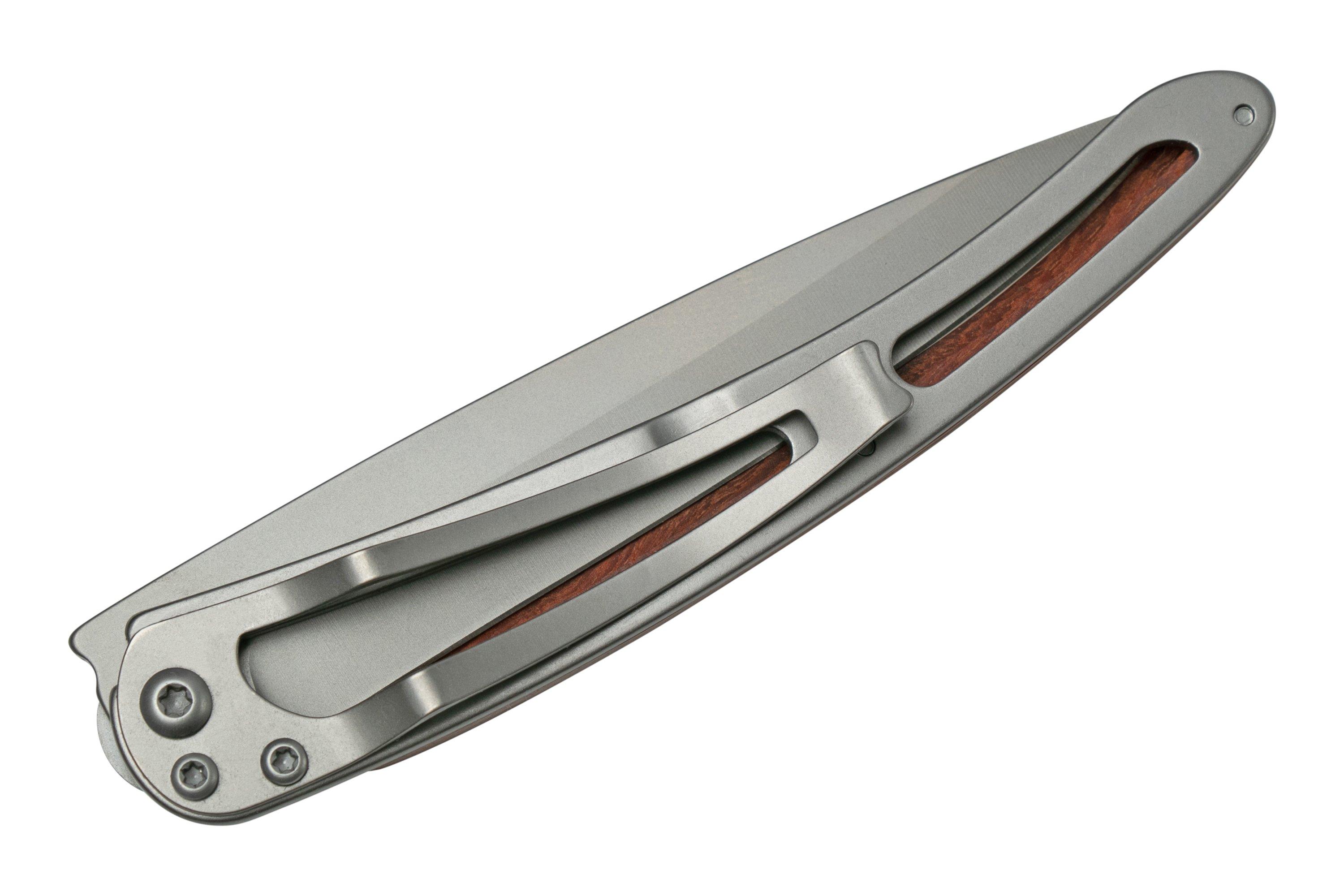 Deejo Tattoo 37g Coral wood Mountain 1CB000080, pocket knife