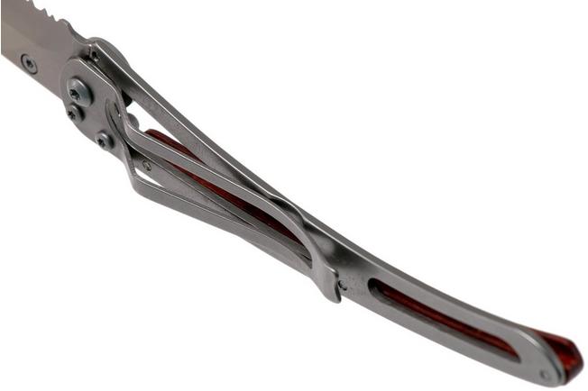Bild für Deejo Tattoo Serrated 37 g, Korallenholz, Fuchs Taschenmesser, 1CB000511