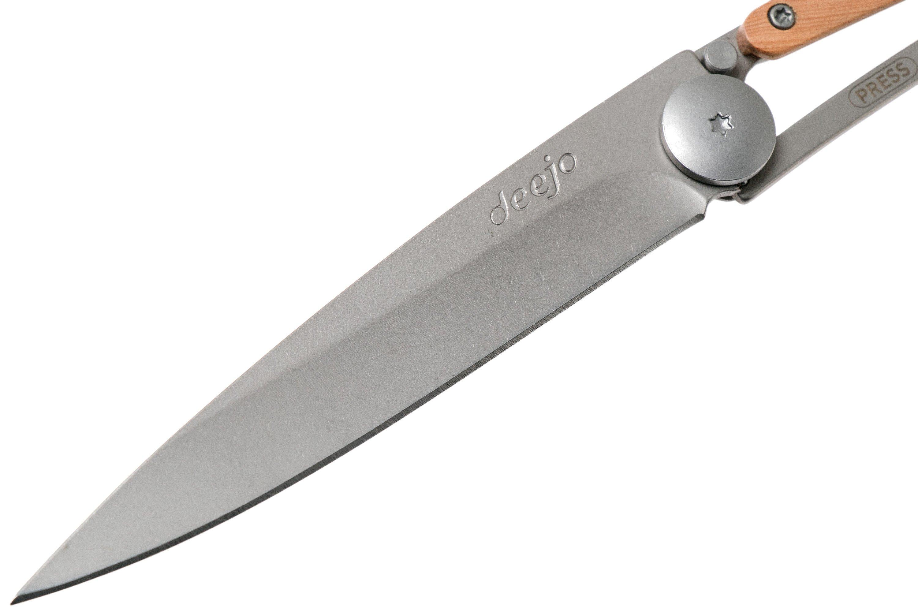 Deejo Wood 37g, Juniper wood 1CB002 pocket knife