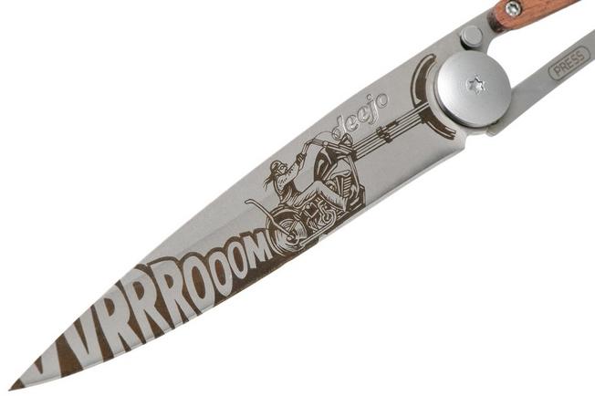Image for Deejo Tattoo 37g, Rosewood, Vroom 1CB023-R pocket knife