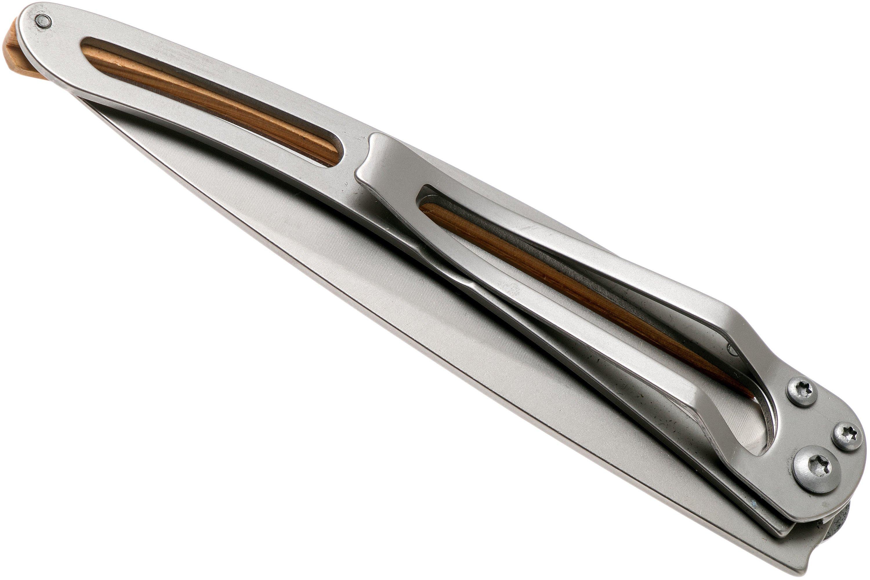 Deejo Tattoo 37g, Juniper wood, Dreamcatcher 1CB043 pocket knife