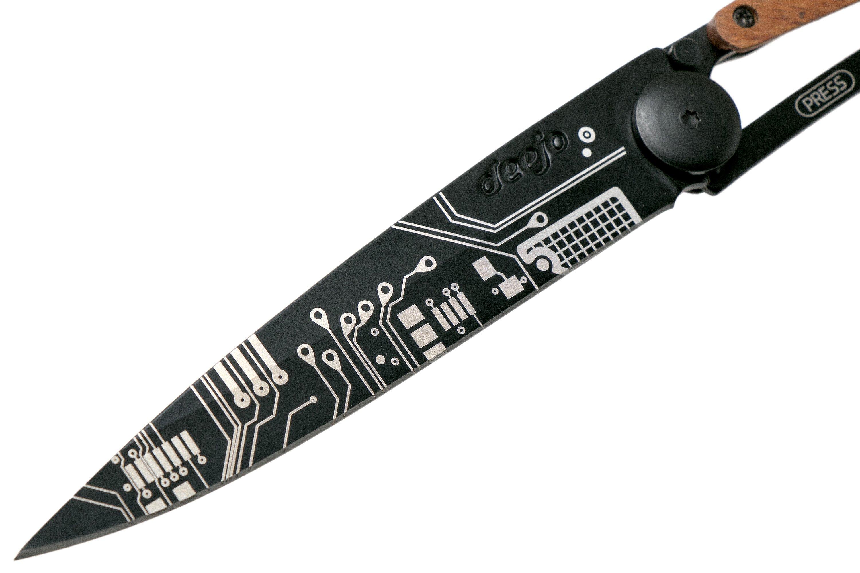 37g Knife Coral Wood | Simple Matte Black Blade main image 1