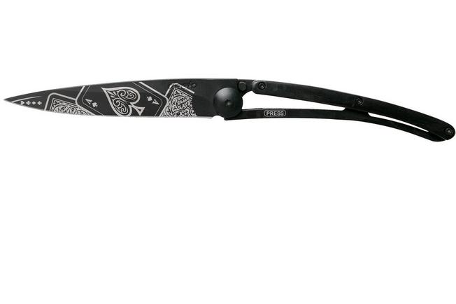 Imagen para Deejo Tattoo Black 37g, Ebony, Good Luck 1GB000151 navaja