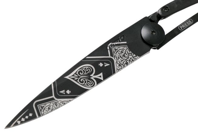 Imagen para Deejo Tattoo Black 37g, Ebony, Good Luck 1GB000151 navaja