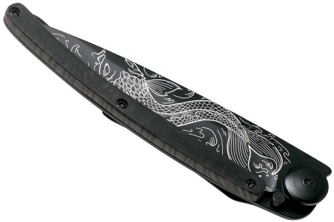 Imagen para Deejo Tattoo 37g, Ebony, Fish 1GC000204 navaja