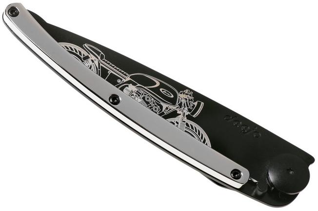 Imagen para Deejo Tattoo Gold Black 37g, White Gold Gilded, Café Racer 1GM000024 navaja