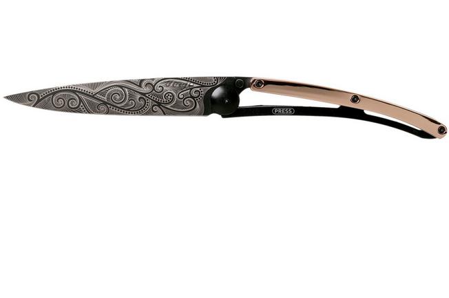Imagen para Deejo Tattoo Gold Black 37g, Pink Gold Gilded, Pacific 1GM000026 navaja