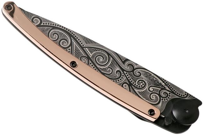 Imagen para Deejo Tattoo Gold Black 37g, Pink Gold Gilded, Pacific 1GM000026 navaja