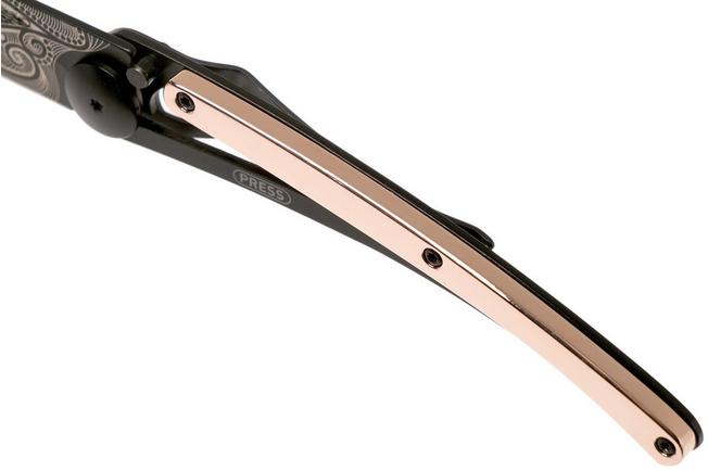 Imagen para Deejo Tattoo Gold Black 37g, Pink Gold Gilded, Pacific 1GM000026 navaja