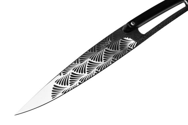 Imagen para Deejo Art Deco DJ2AS0202 PaperStone, juego de cuchillos para carne