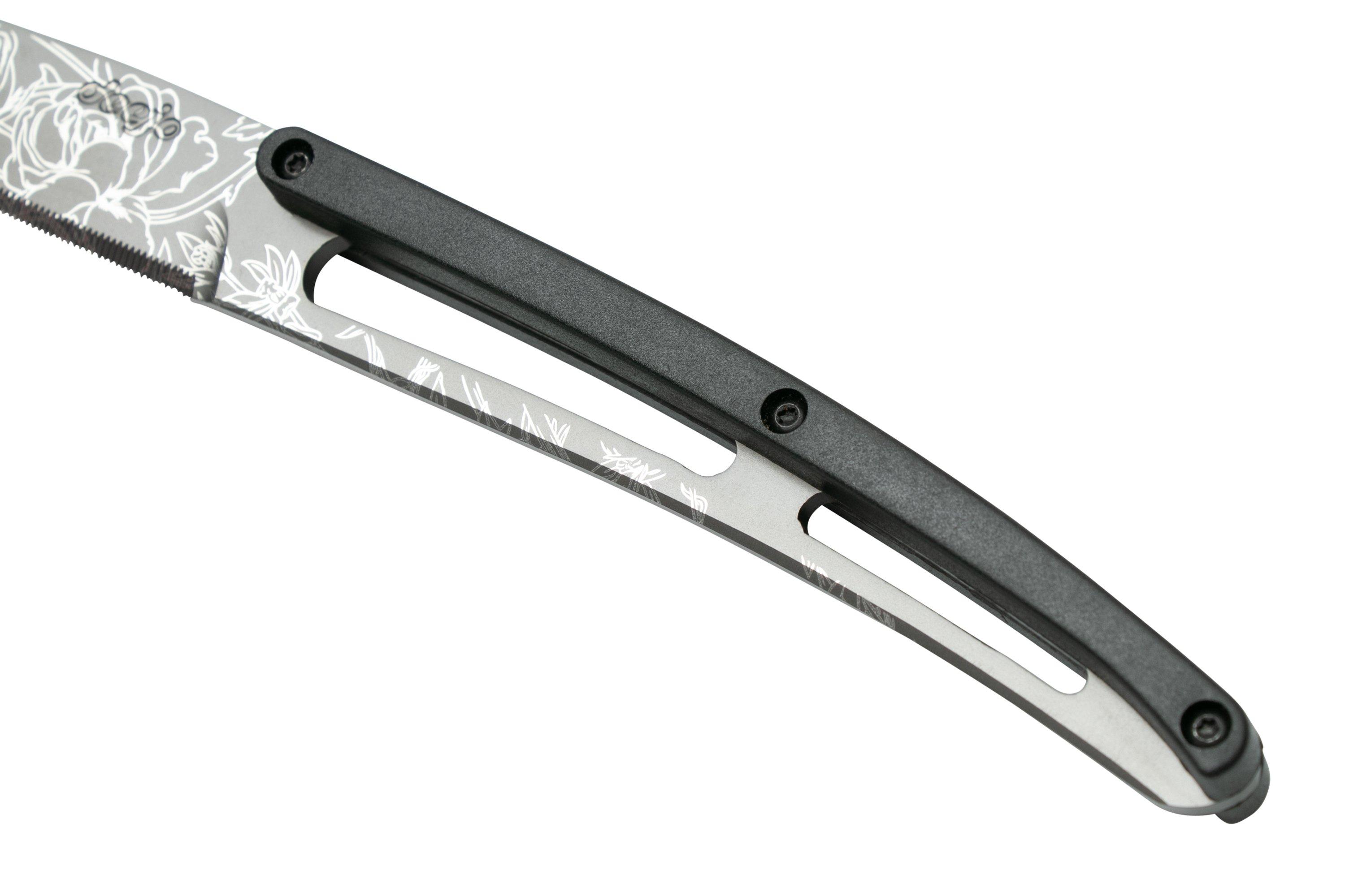 Deejo Bistro TT Blossom 2FP000010 titan, schwarz ABS, 6teiliges SteakmesserSet Günstiger