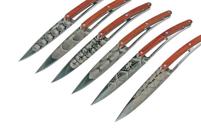 Bild für Deejo Art Deco 6AB000101 Padouk, 6-teiliges Steakmesser-Set