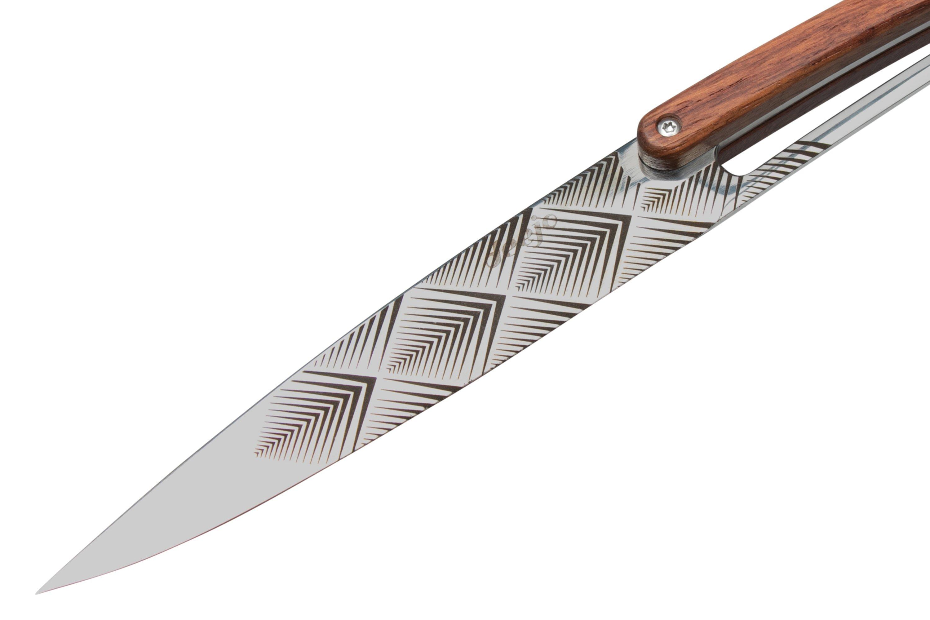 Deejo Art Deco 6AB000101 Padouk, 6teiliges SteakmesserSet Günstiger shoppen bei