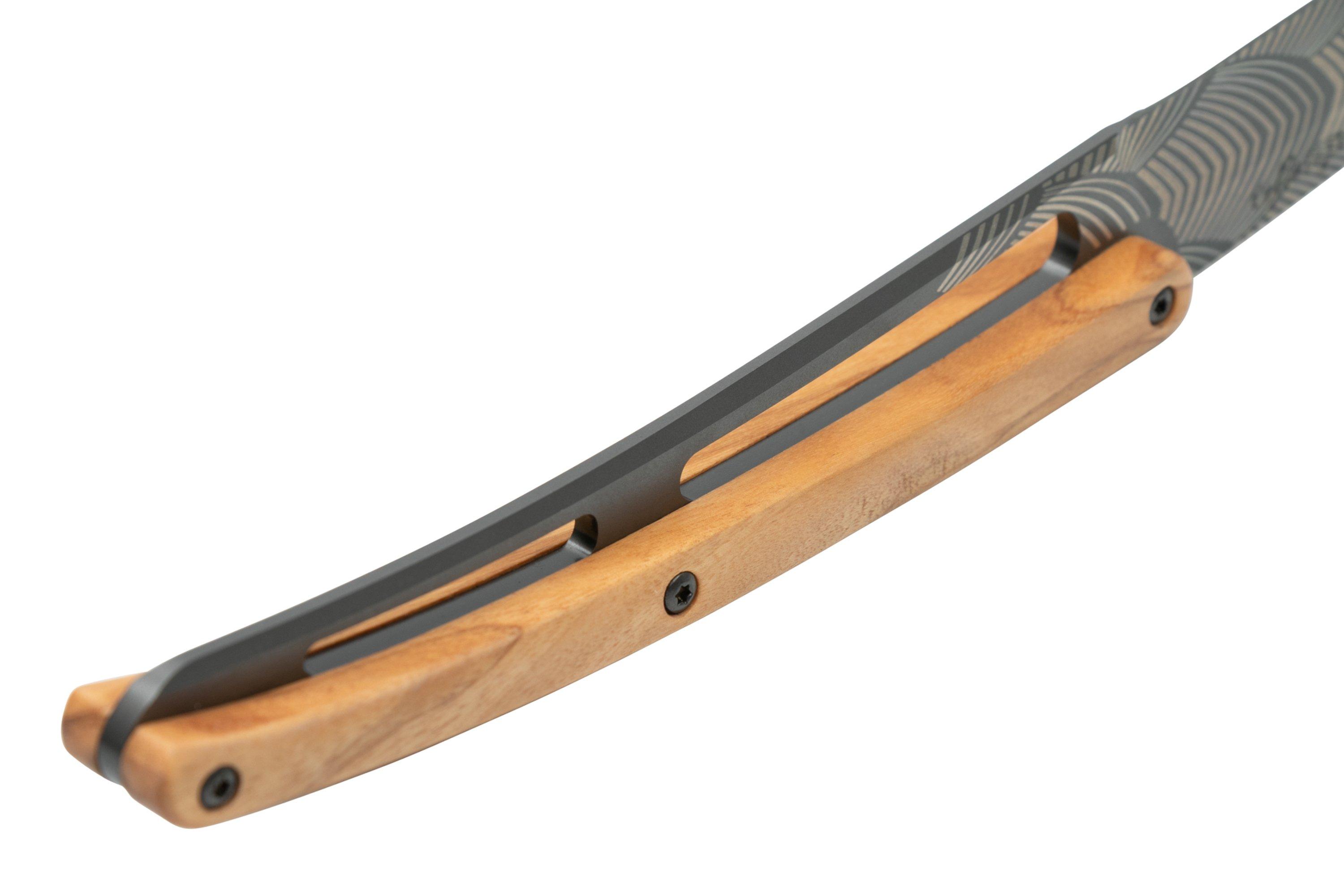 Deejo Art Deco 6FB000101 Olivenholz, 6teiliges SteakmesserSet Günstiger shoppen bei