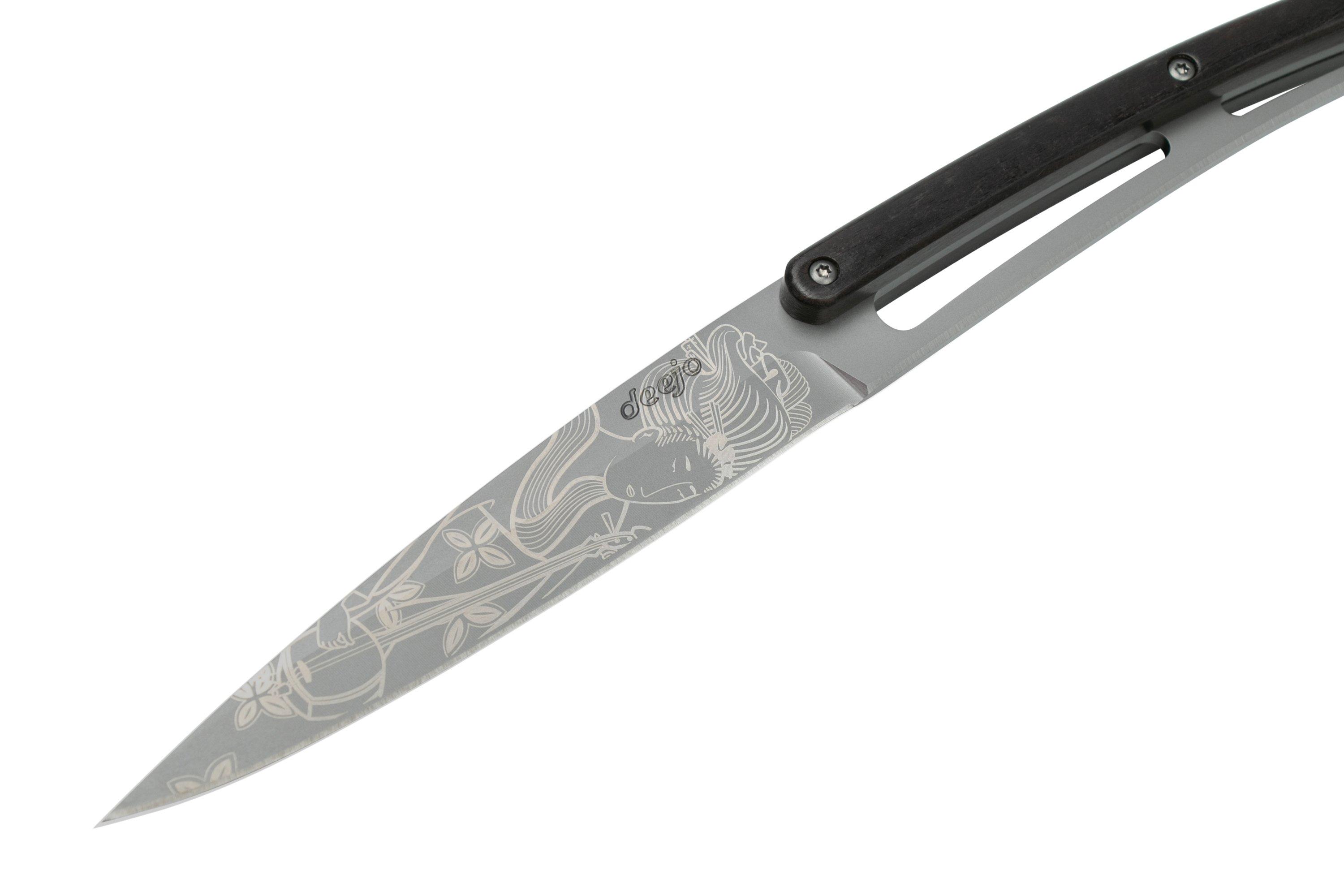 Deejo Japanese 6FB000105 Ebenholz, 6teiliges SteakmesserSet Günstiger shoppen bei